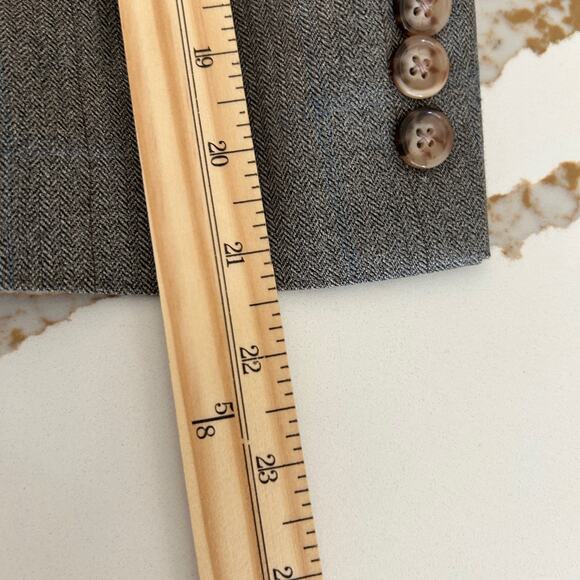 Lauren Ralph Lauren Blazer Mens Silk/Wool Grey SZ46S Classic Sports Coat - Picture 10 of 12